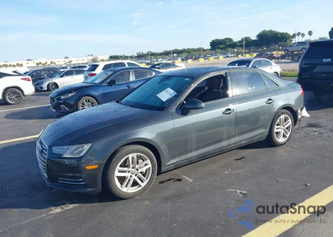 2017 Audi A4 2.0T Premium from USA, damaged, VIN WAUGNAF4XHN017934